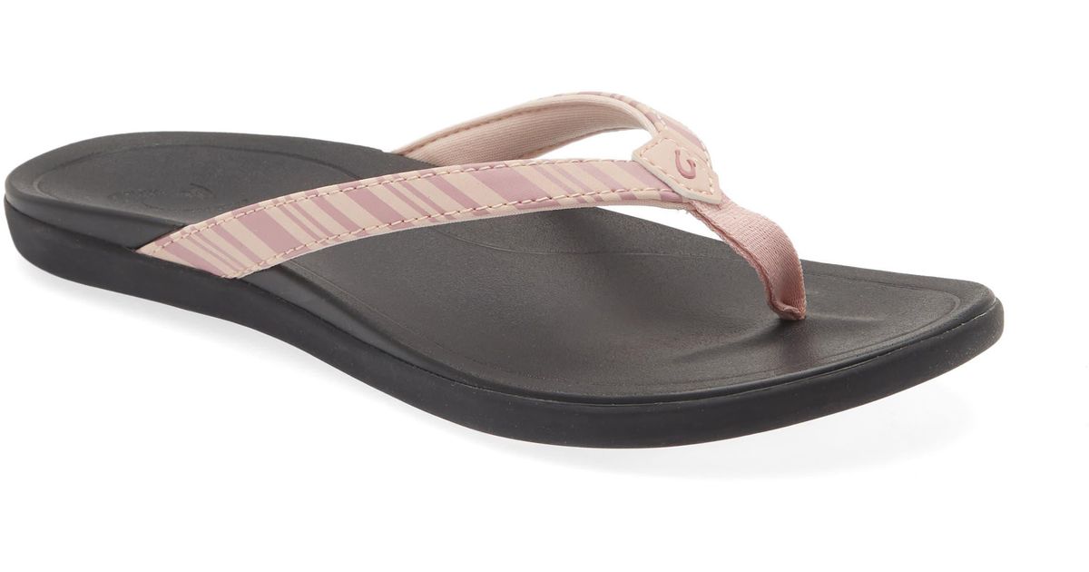 Olukai Ho Opio Flip Flop in White Lyst