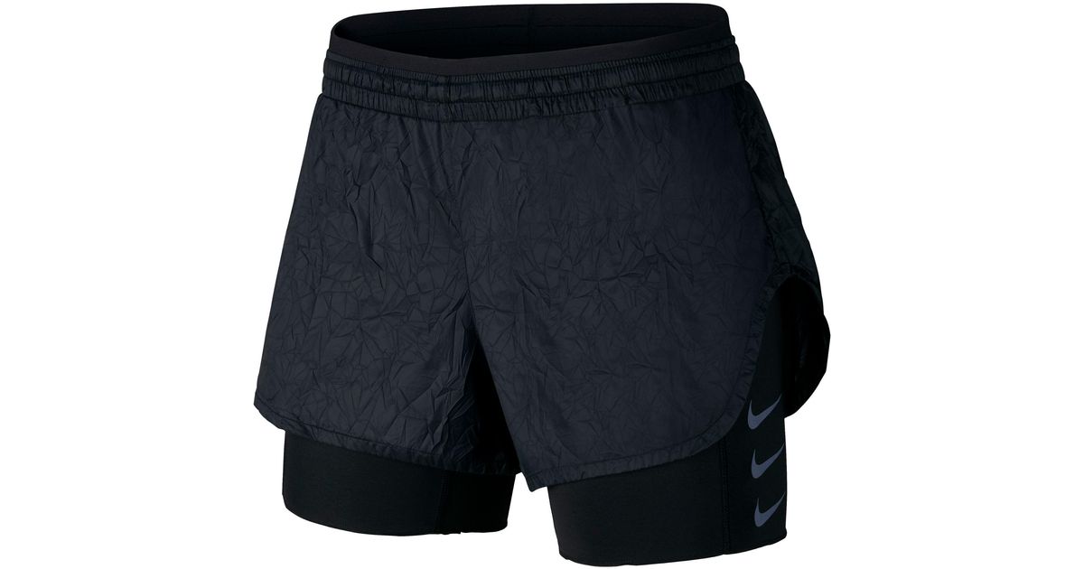Download Nike Elevate 2-in-1 Women's Running Shorts - Lyst