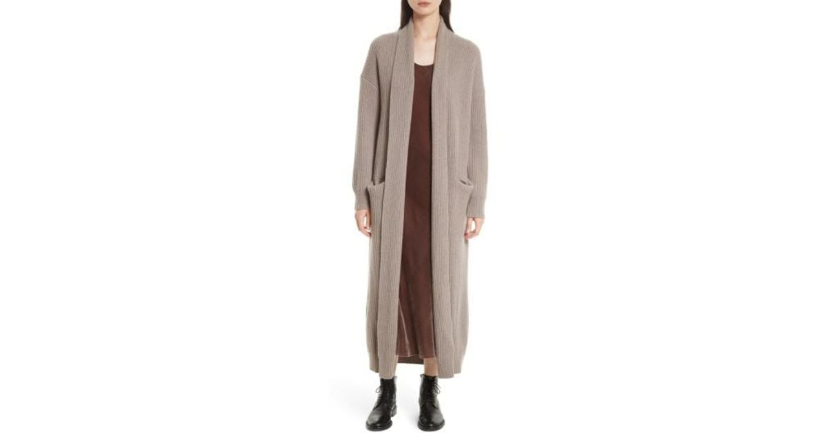 vince long cardigan sweater