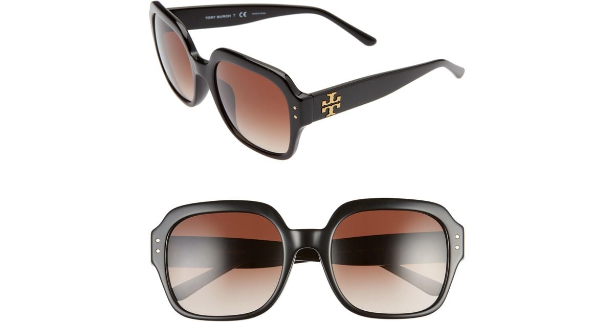Tory Burch Ty7143u 170913 Women's Sunglasses Black Size 56 Save 31