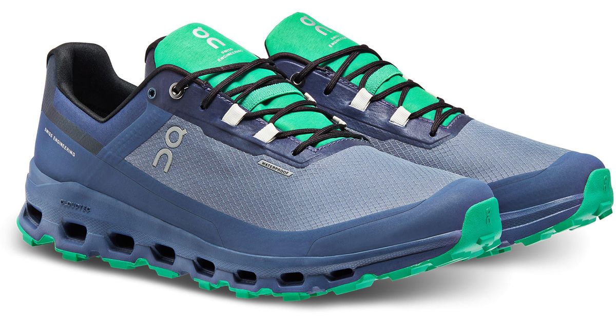 On Shoes Cloudvista Waterproof Trail Running Shoe in Blue for Men Lyst