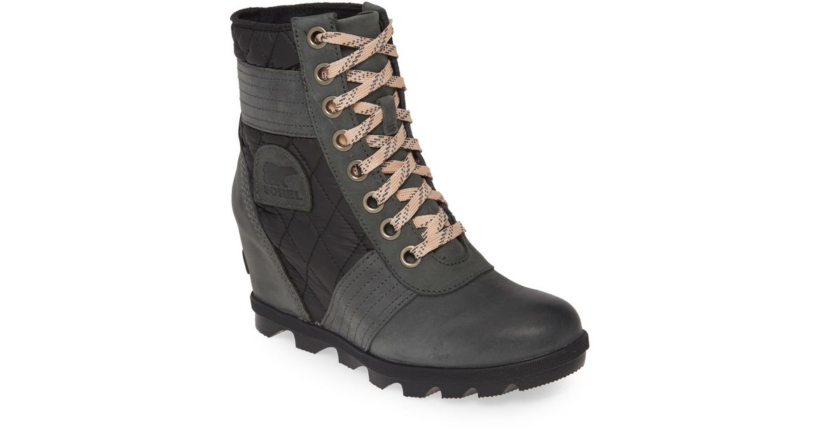 black sorel lexie wedge