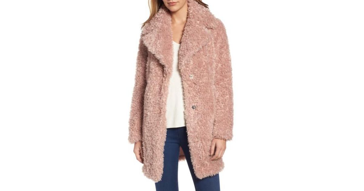 kensie faux fur teddy coat Cinosural International School