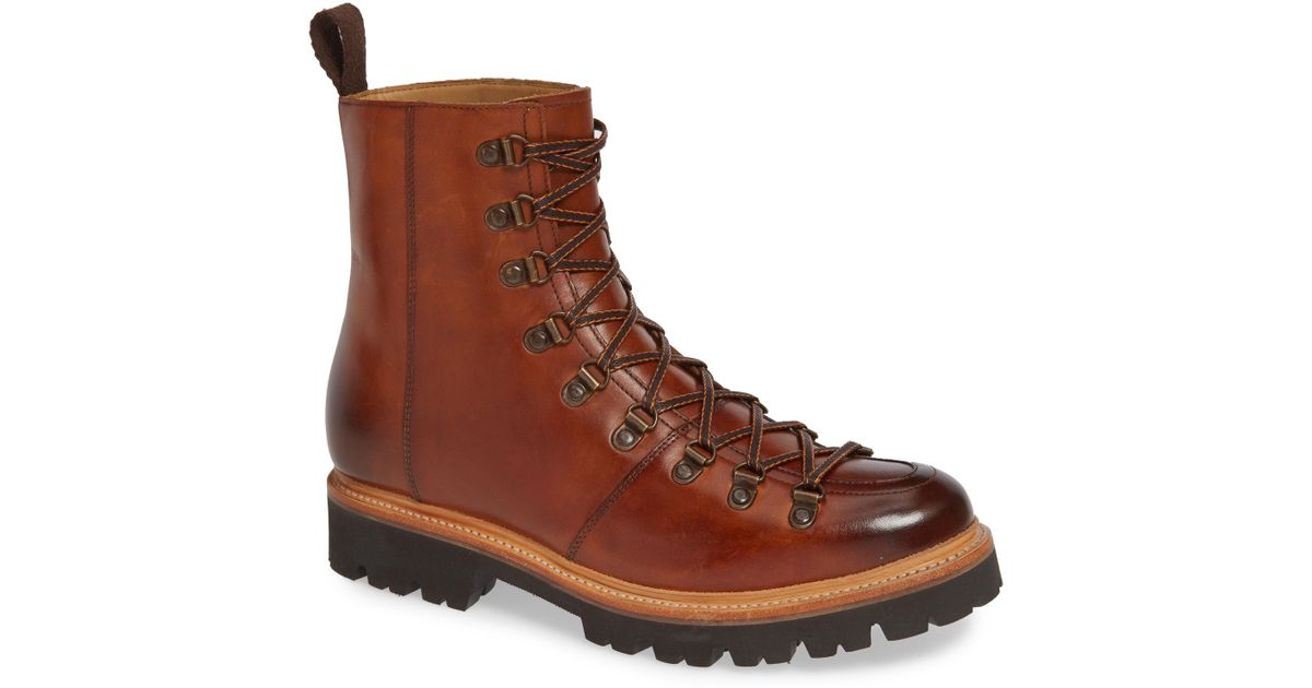 Grenson Brady Hiker Boot in Brown for 
