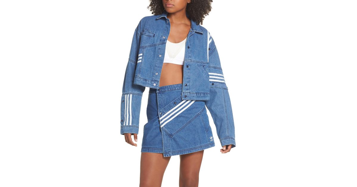 adidas denim jacket danielle cathari