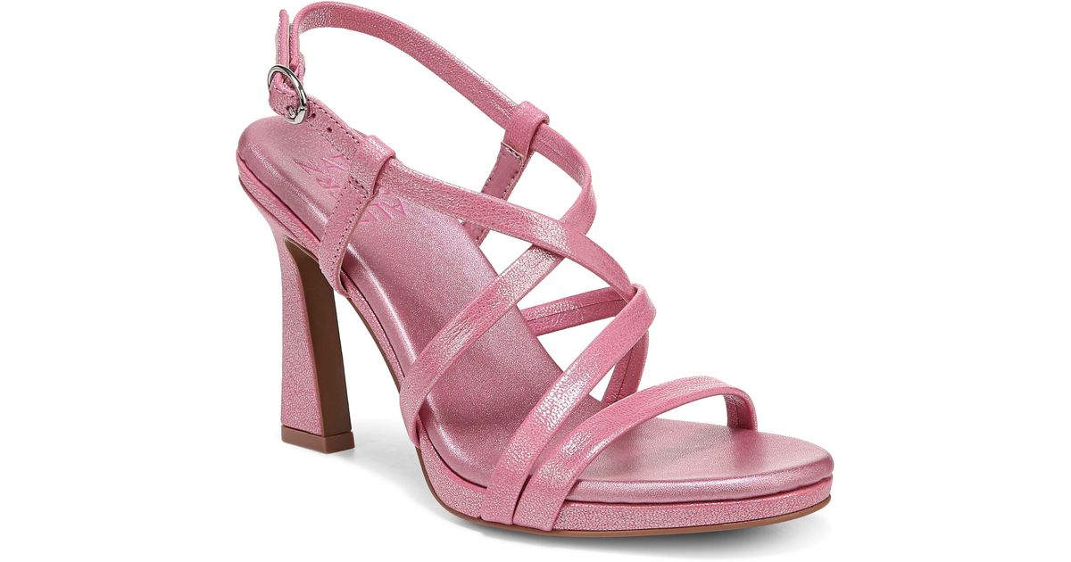 Naturalizer pink sandals sale