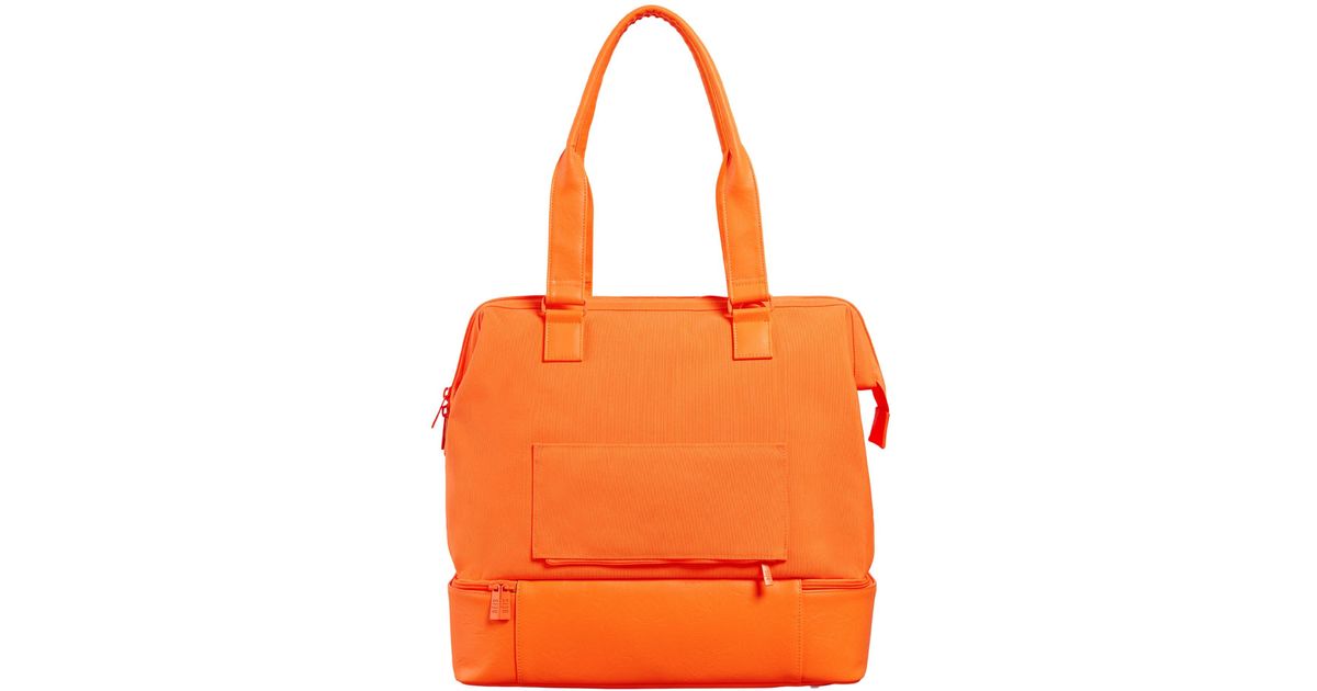 BEIS The Mini Weekender Travel Bag in Orange Lyst