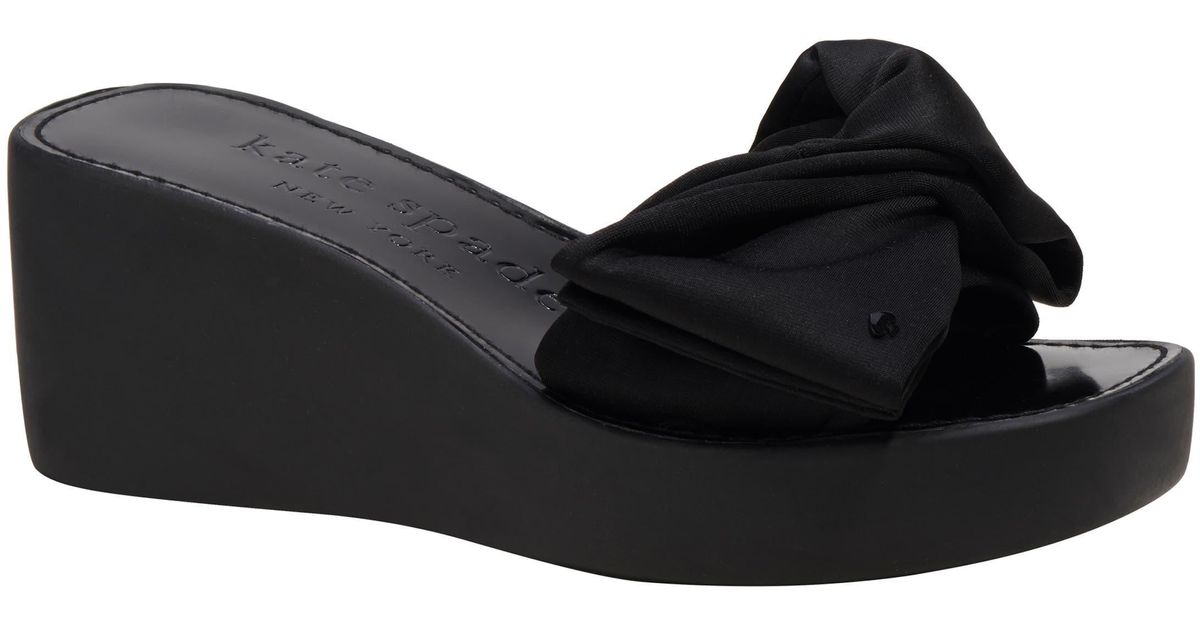 Kate Spade Bikini Platform Wedge Sandal in Black Lyst
