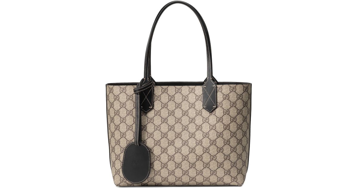 gucci small turnaround reversible leather tote
