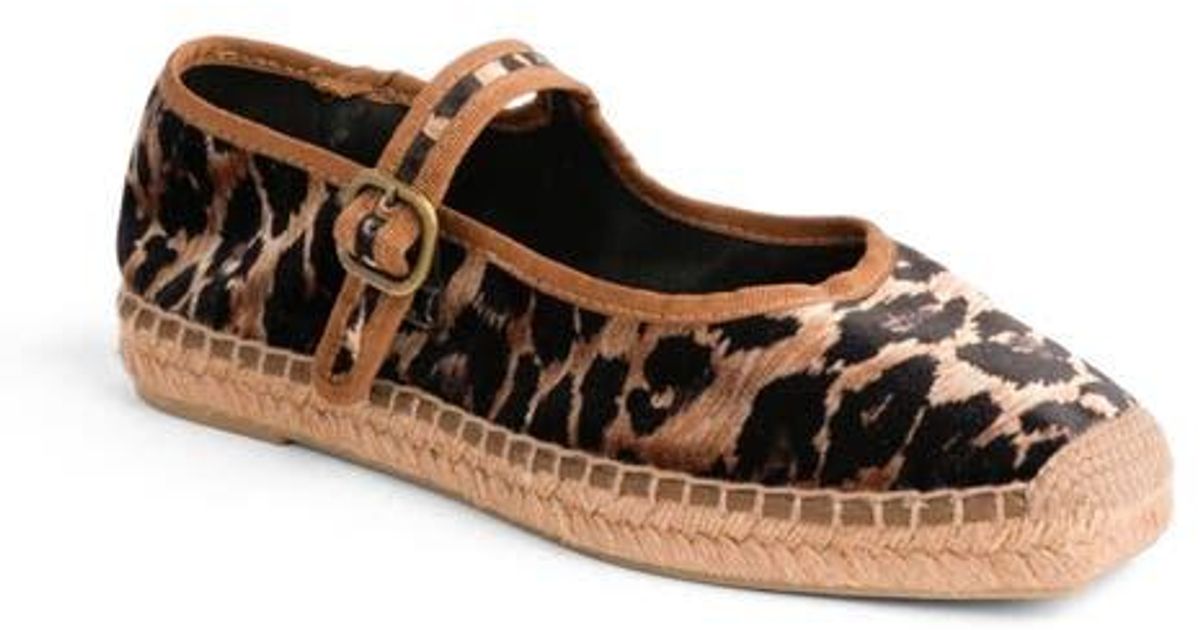Penelope Chilvers Velvet Espadrille Mary Jane in Brown | Lyst