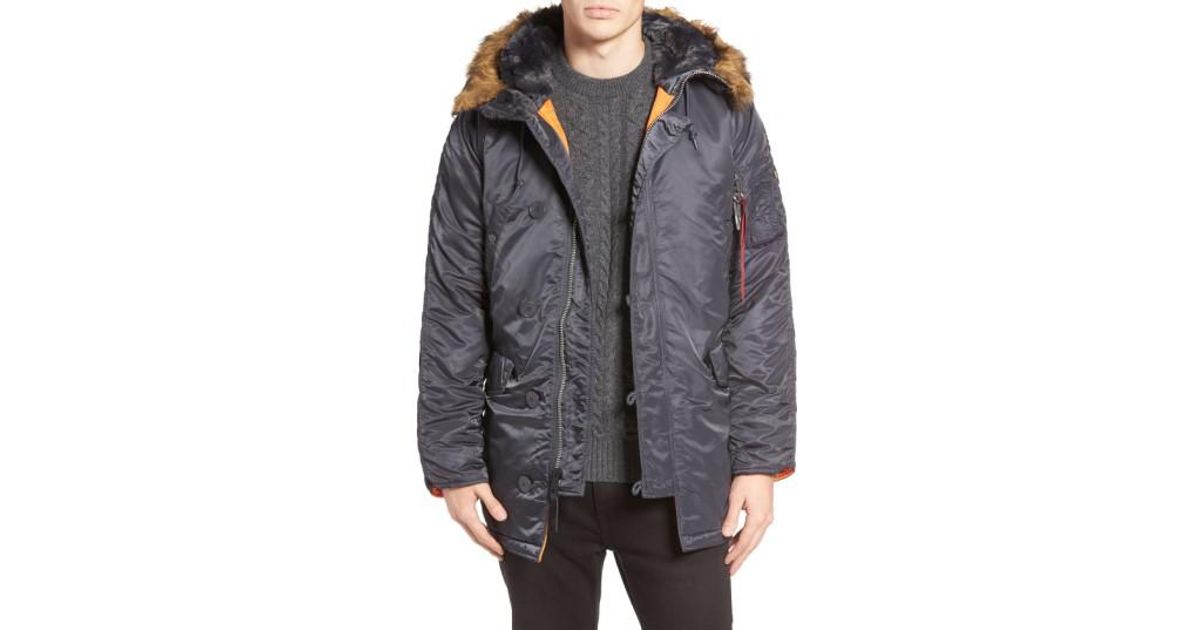 n3b slim fit parka