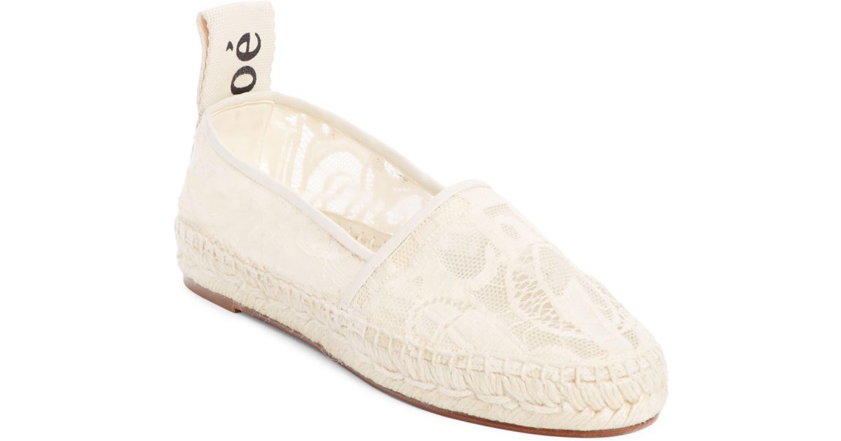 chloe flat espadrilles