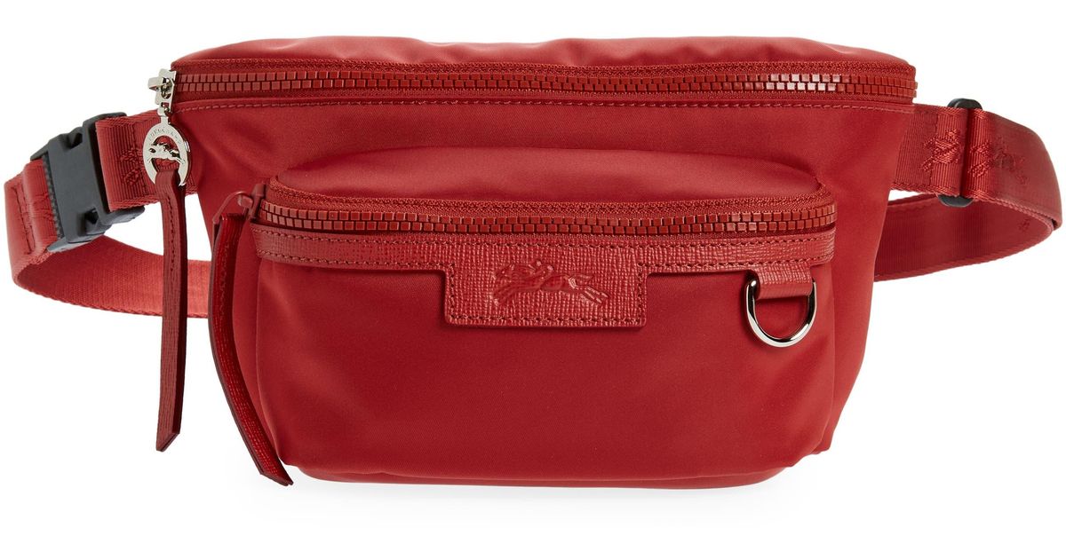 Longchamp Belt Bag in Red Lyst