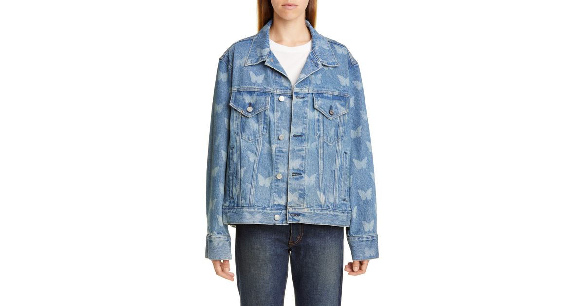 sandy liang denim jacket