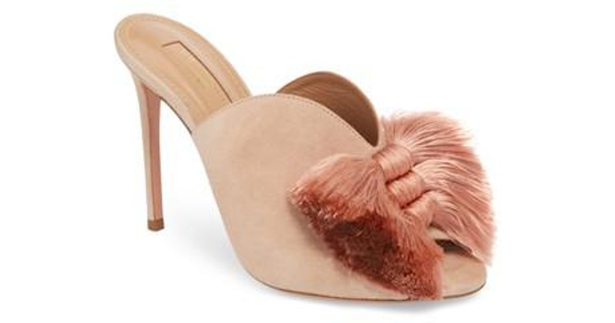 aquazzura lotus blossom sandal