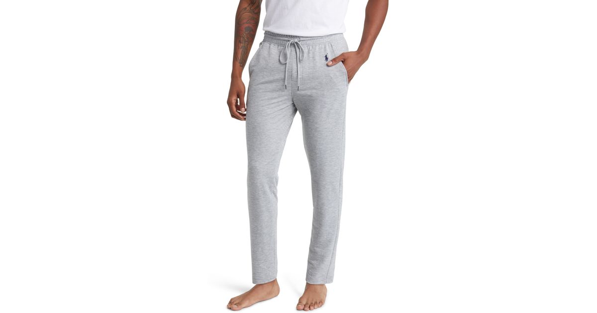 Polo Ralph Lauren Drawstring Pajama Pants in Gray for Men Lyst