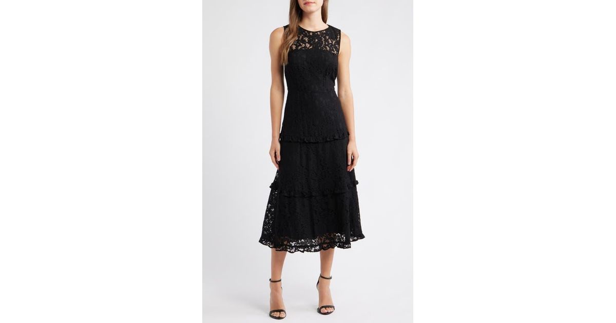 chinese dress ladies Lace Sheath Dress with Bell Sleeves Anne Black at Amazon Women's Clothing  store