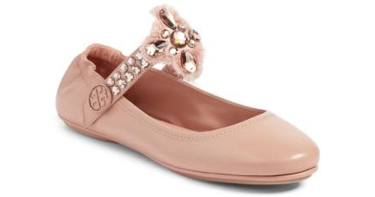 minnie ballet flat tory burch