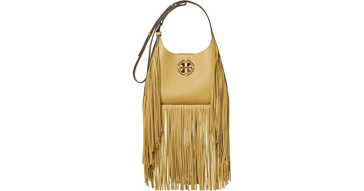 Tory Burch Small Kira Leather Top Handle Bag - Beeswax