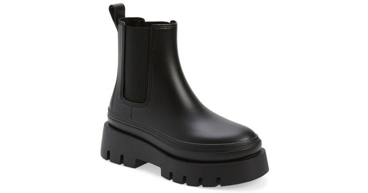 Jeffrey Campbell Rain Storm Platform Chelsea Boot in Black Lyst