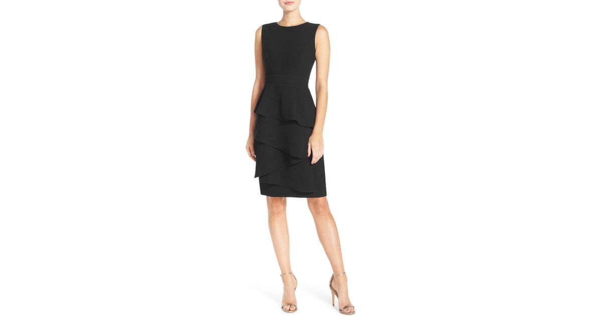 eliza j crepe sheath dress
