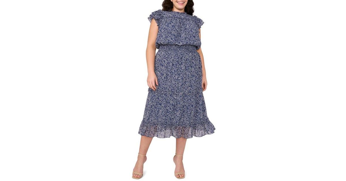 Smocked Waist V Neck Dress | A-Line Dress