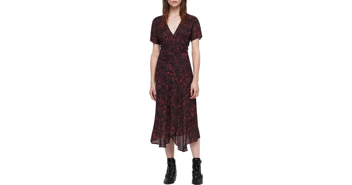 all saints seeta rosey dress