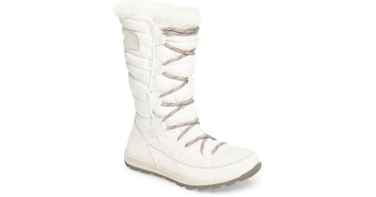 sorel white snow boots