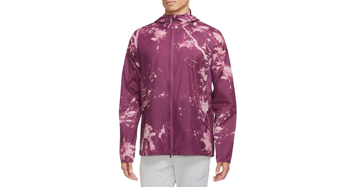 Nike Repel Run Division Water Repellent Jacket in Red for Men Lyst