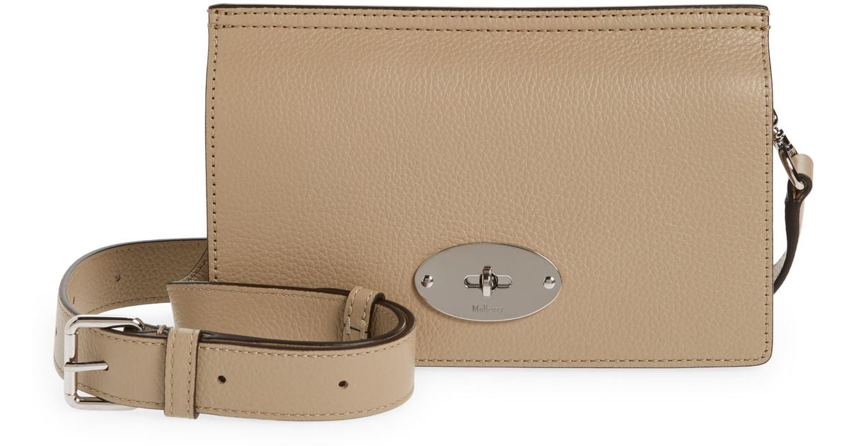 Mulberry Small Antony East/west Leather Crossbody Bag in Natural Lyst