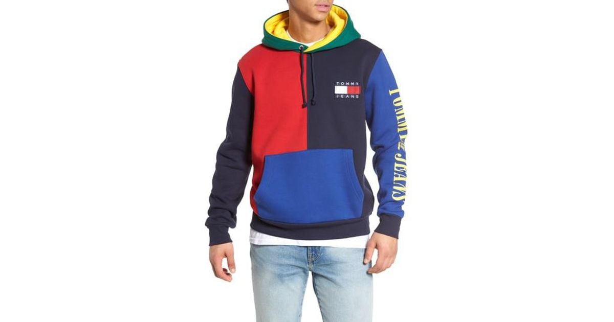 tommy hilfiger 90s colorblock sweatshirt