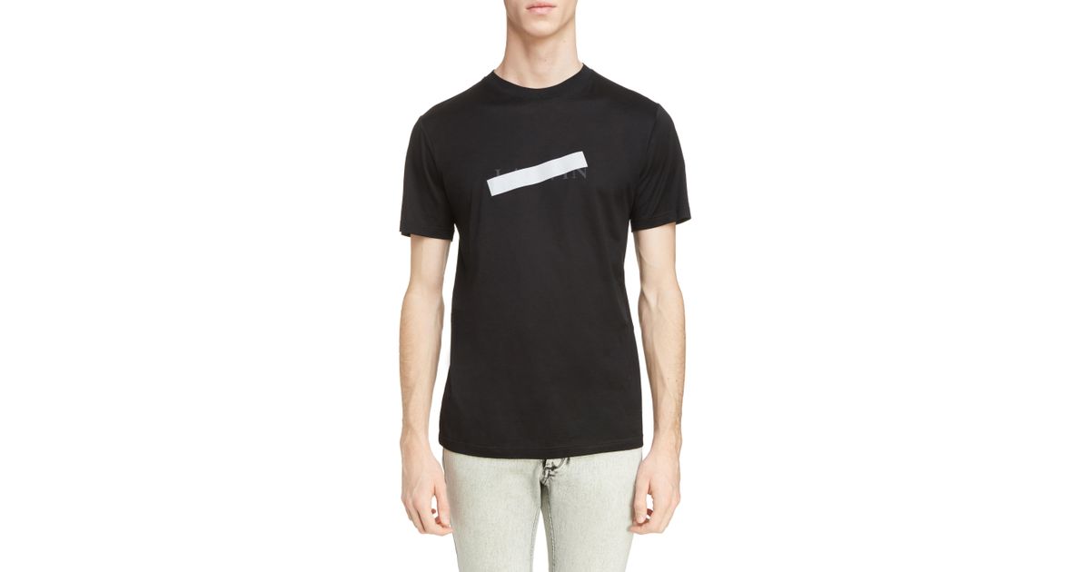 lanvin reflective t shirt
