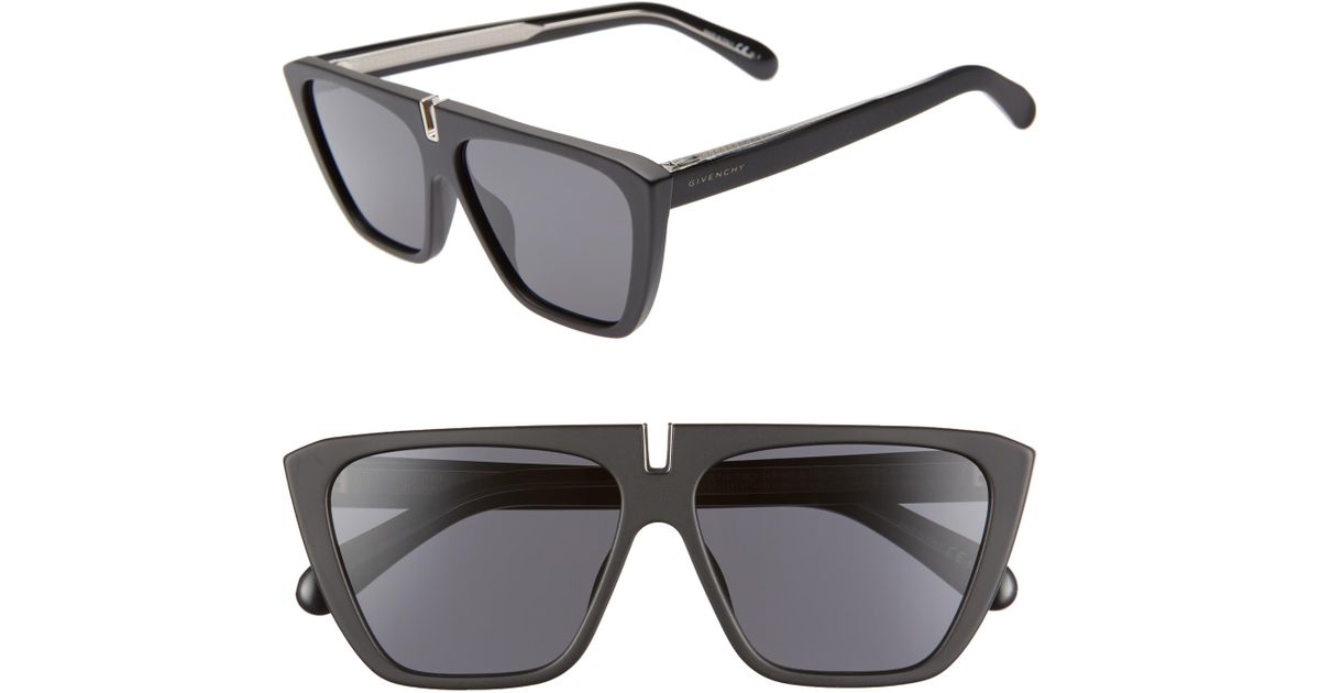 givenchy 58mm flat top sunglasses