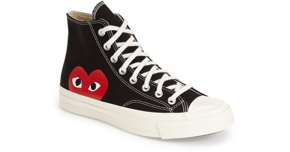 comme des garçons x nike cortez platform sneaker