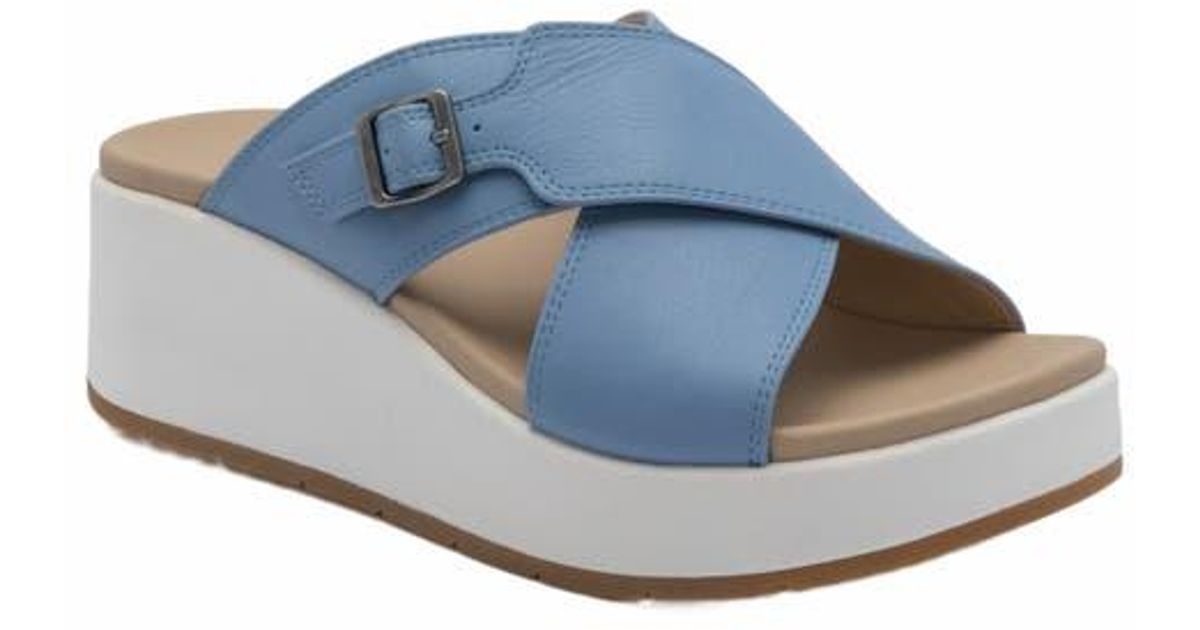 ABEO Solstice Cross Slide in Blue | Lyst