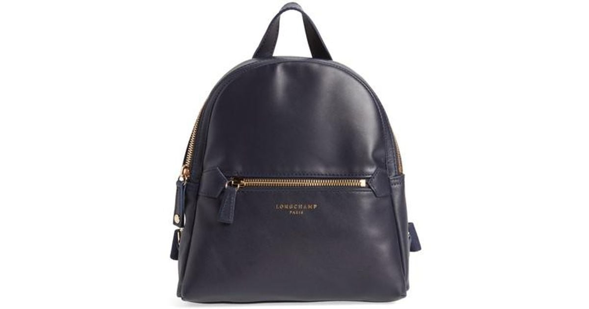 backpack longchamp leather