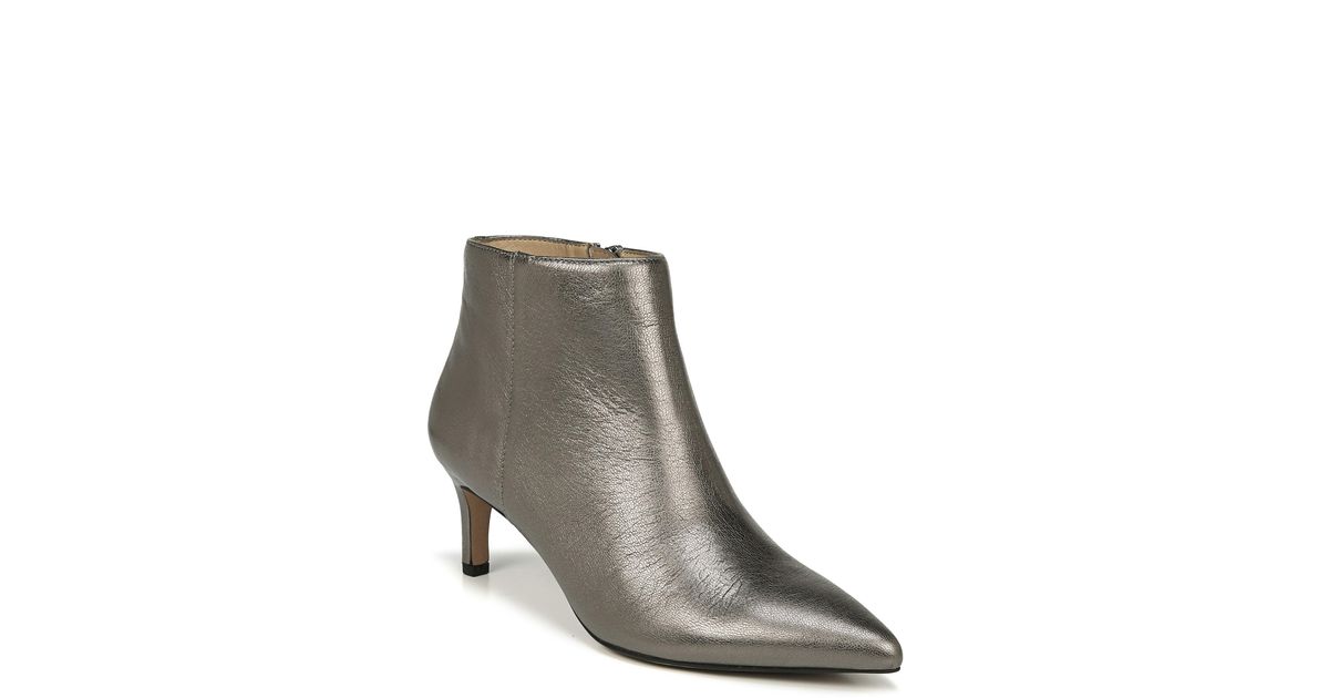 franco sarto leather pointy toe booties