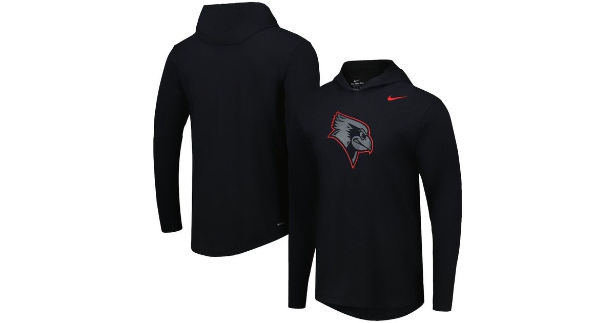 Nike Illinois State Redbirds Color Pop Performance Hoodie Long Sleeve T- shirt At Nordstrom in Blue for Men | Lyst