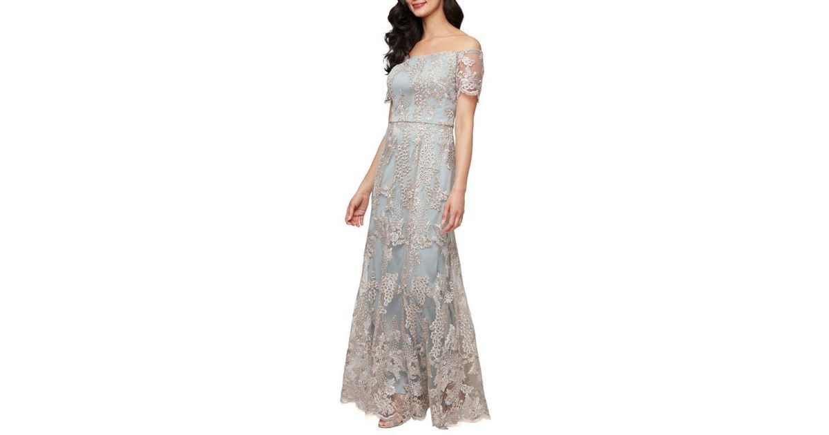 green emerald velvet dress Alex Evenings 8196923