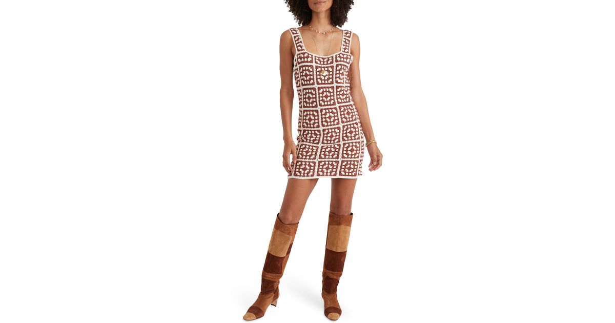 Marine Layer Crochet Minidress | Lyst