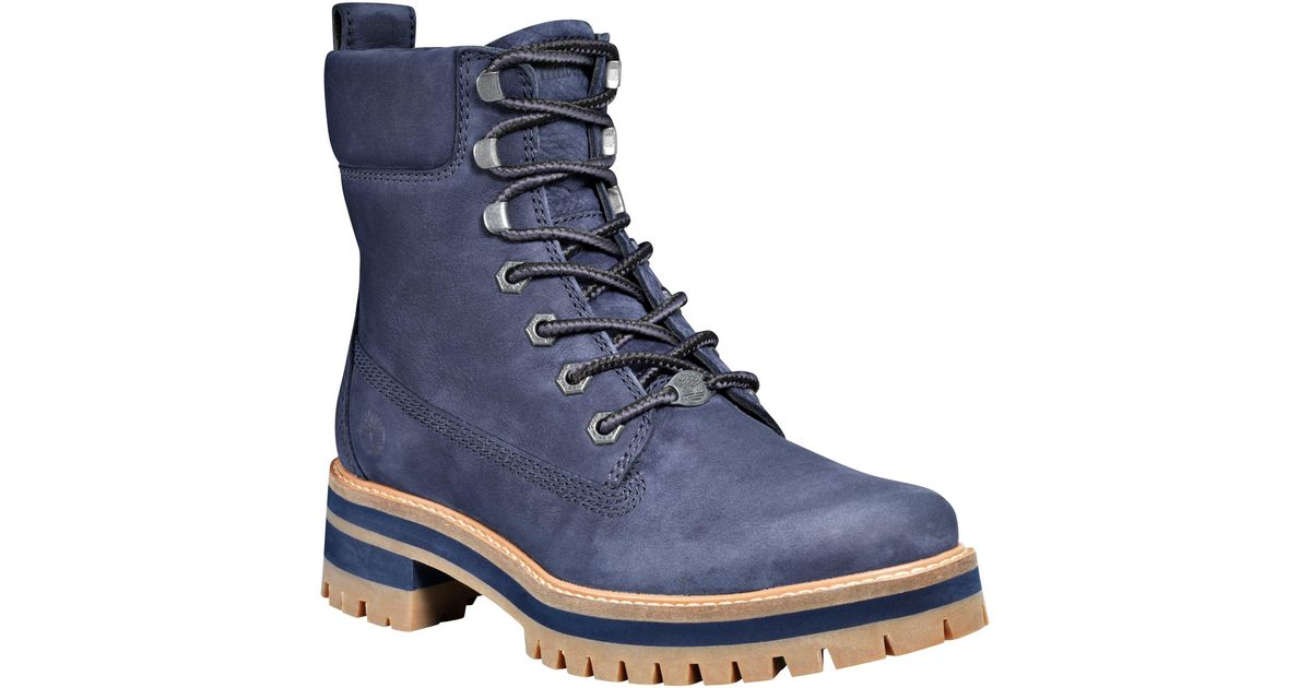 timberland navy nubuck boots