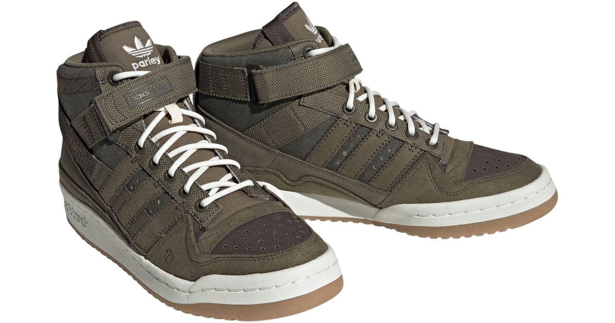 adidas Parley Forum Mid Basketball Shoe for Men Lyst