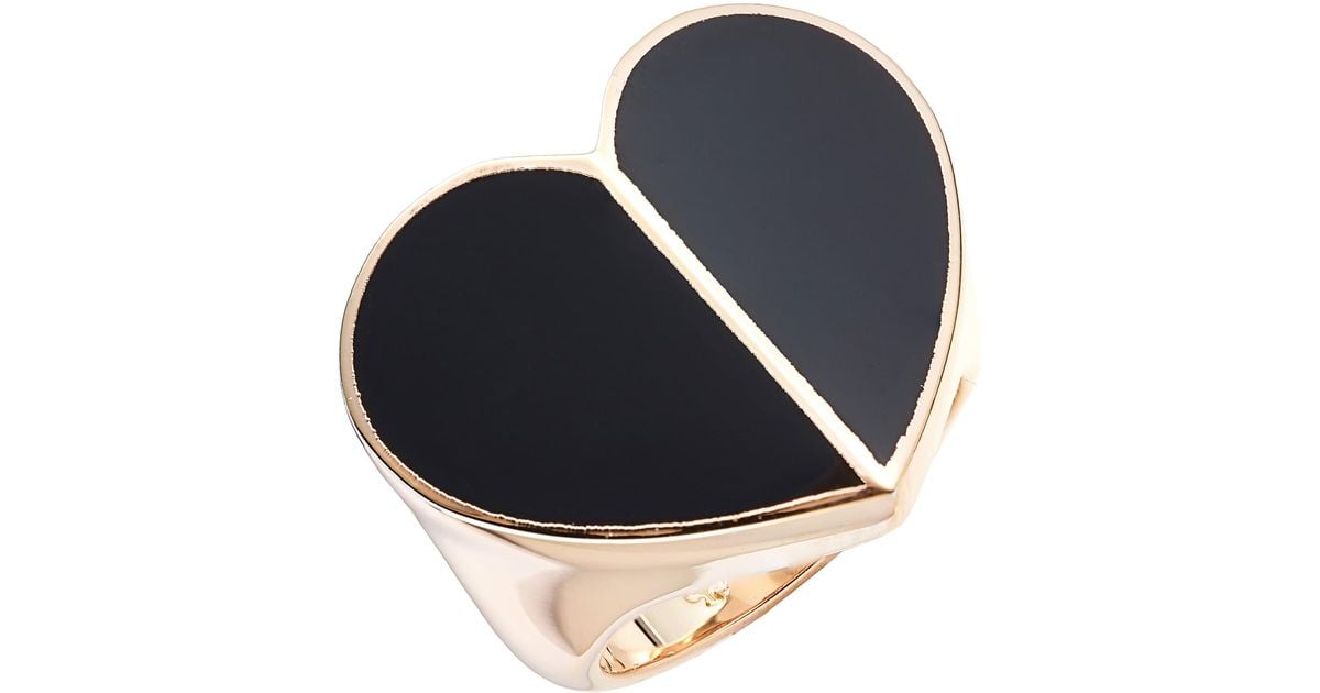 Kate Spade Heritage Spade Heart Ring in Blue Lyst