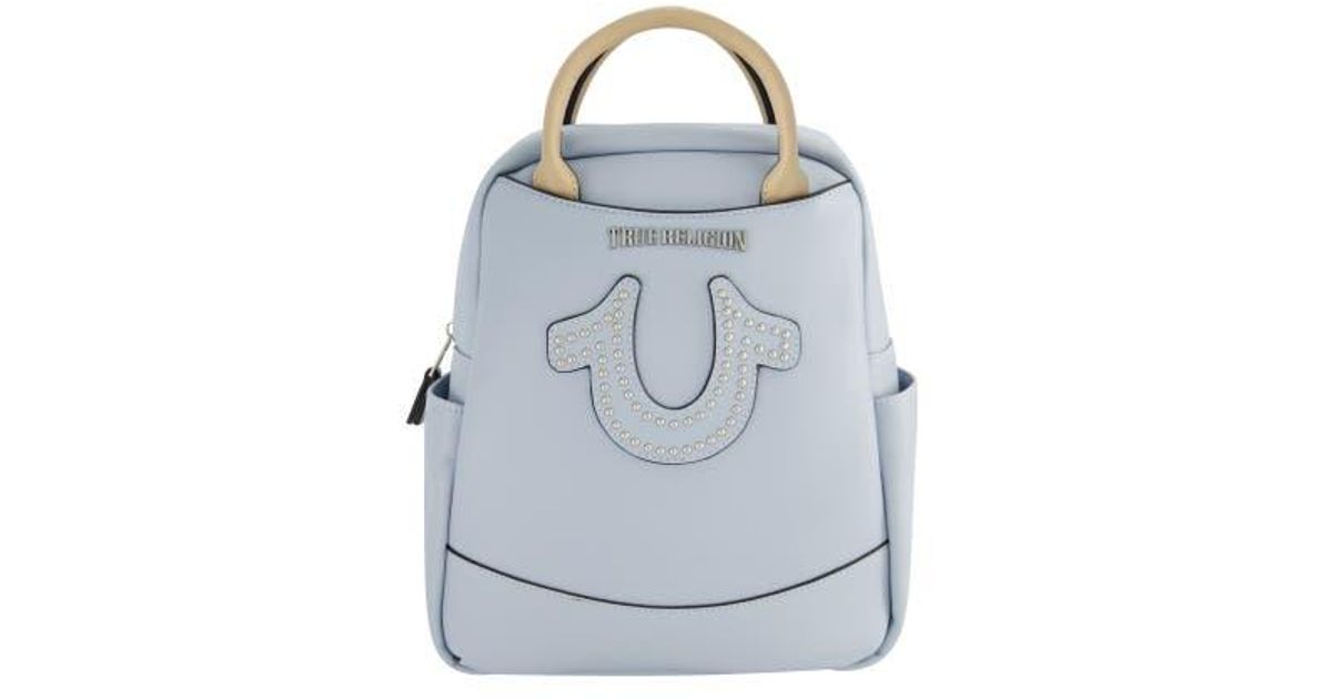 True Religion Blue Backpack with Studded Emblem TRUE RELIGION Logo Sling Bag in Blue | Lyst main image 2