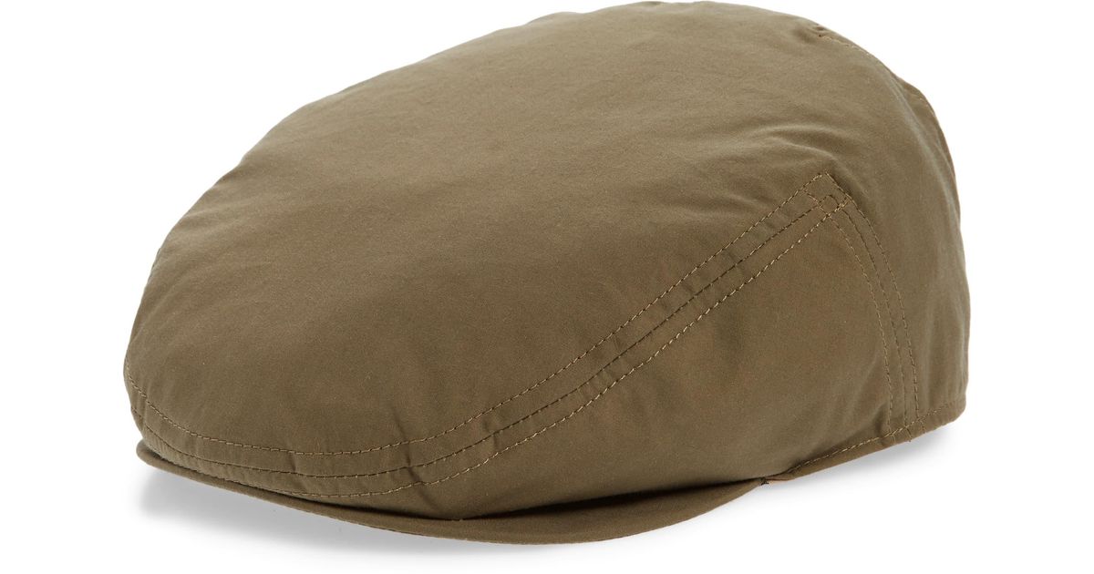 barbour wax flat cap navy