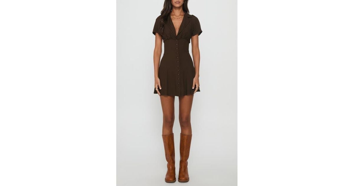 strapless open back dress Floral Eyelet Sweetheart Mini Dress main image 1