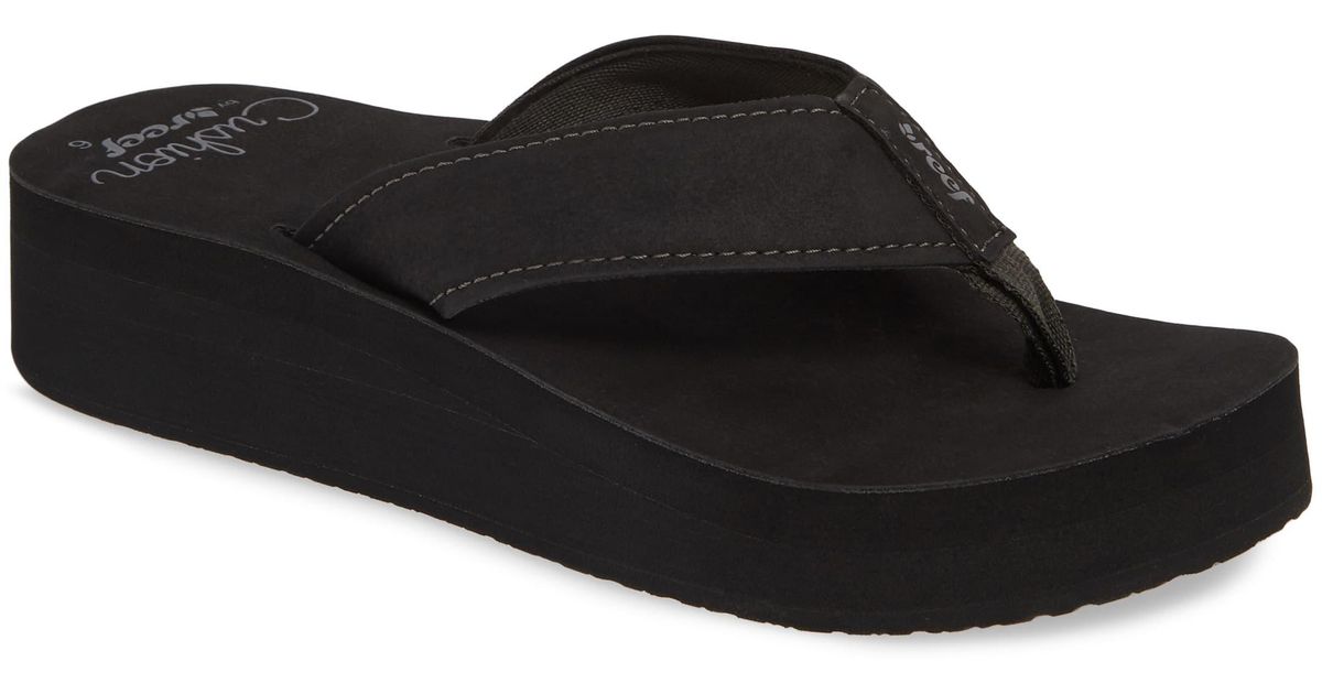reef platform flip flops