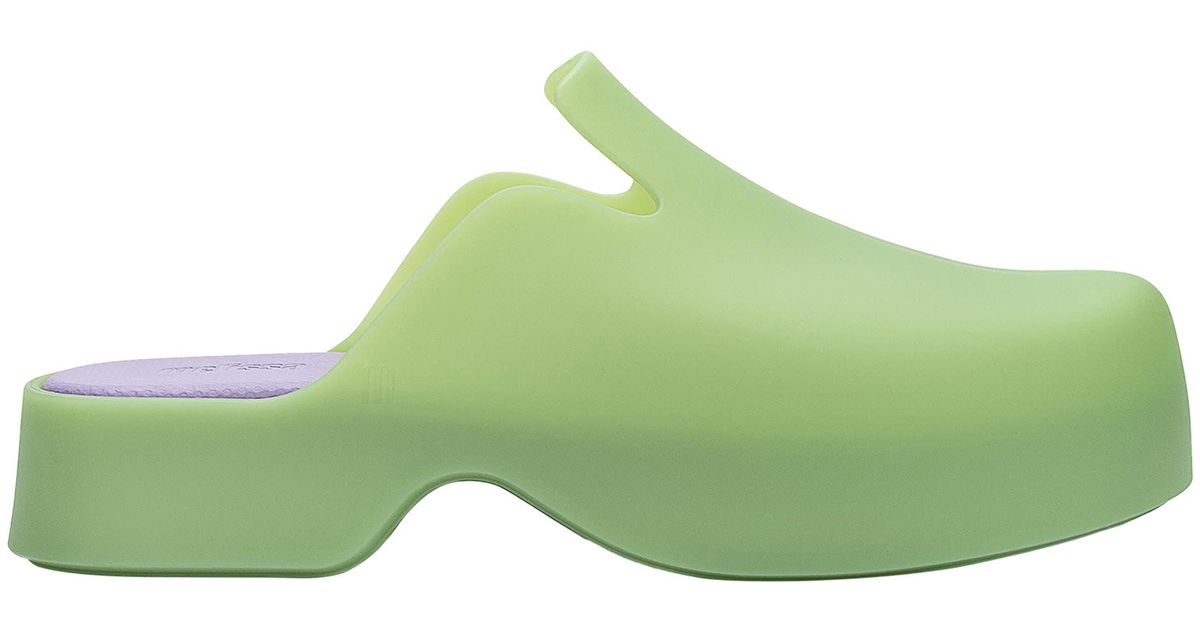 Melissa Zoe Water Resistant Platform Clog in Green Lyst