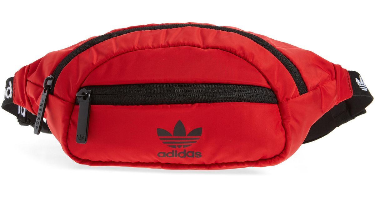 red adidas bag