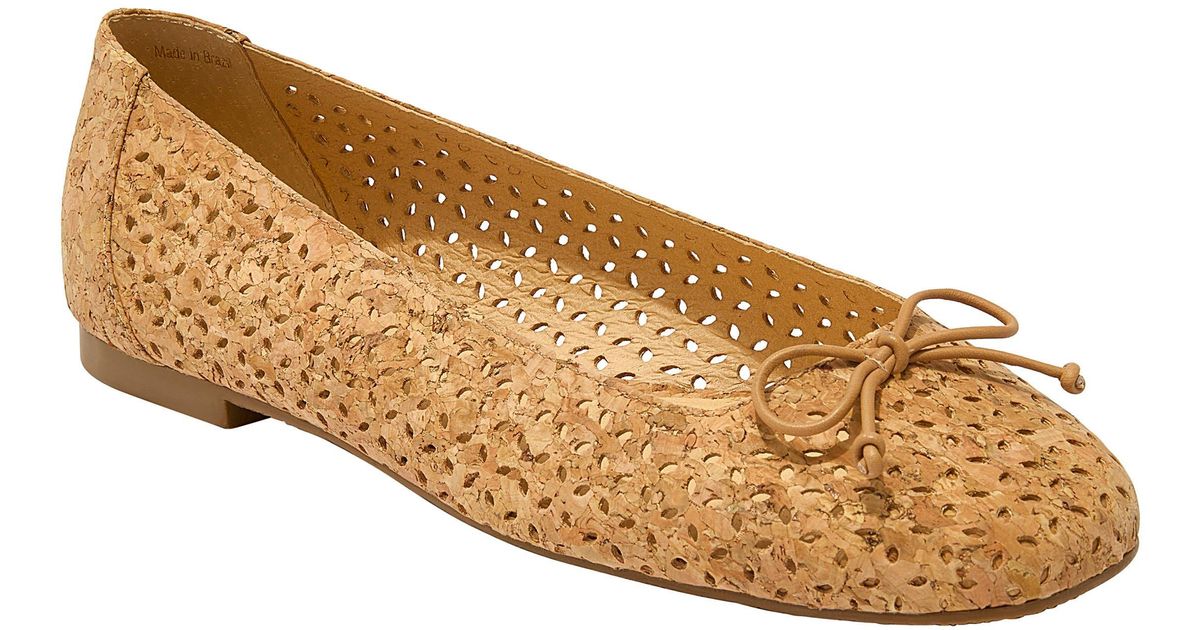 Jack Rogers Kenlyn Ballet Flat in Natural Lyst